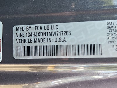 2021 Jeep Wrangler Unlimited Sport S
