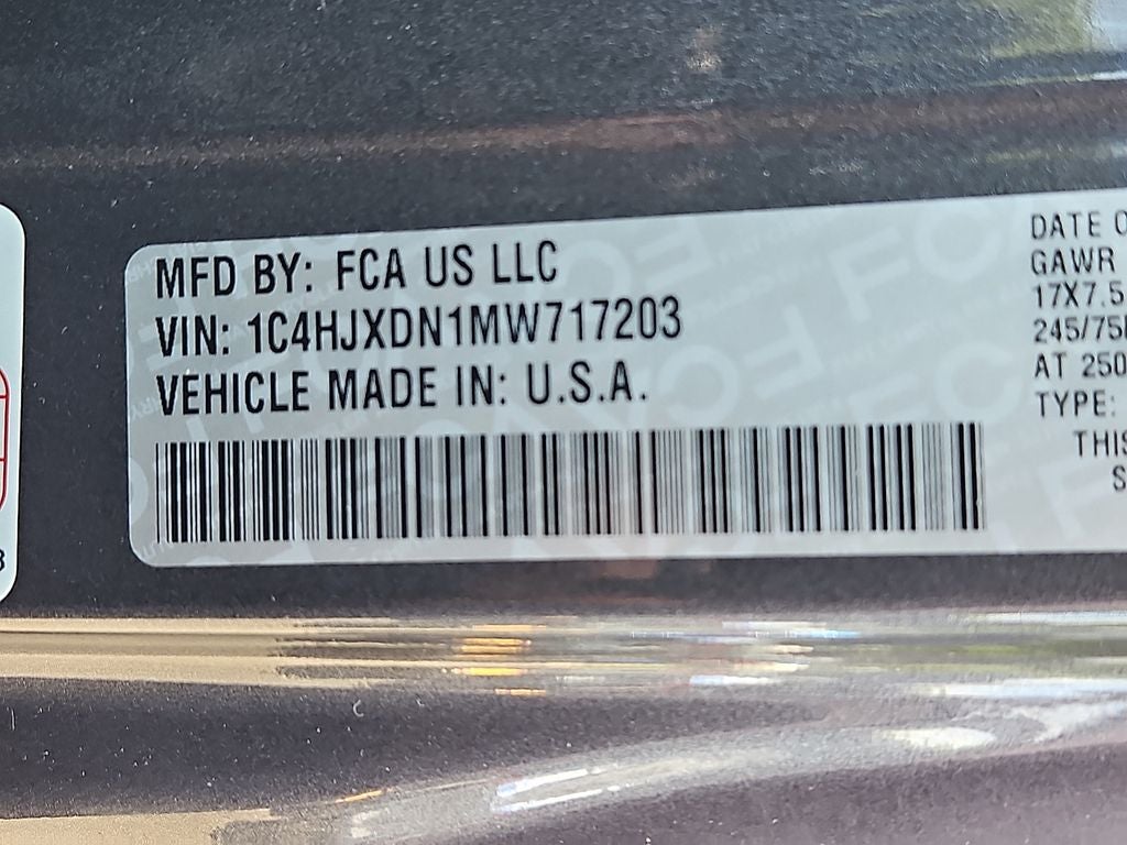 2021 Jeep Wrangler Unlimited Sport S