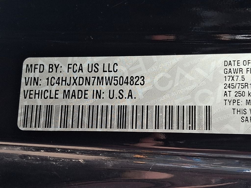 2021 Jeep Wrangler Unlimited Sport S