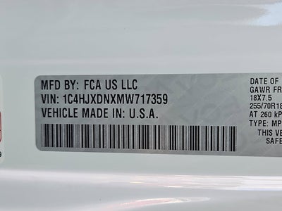 2021 Jeep Wrangler Unlimited Sport Altitude