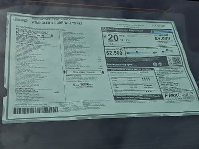 2026 Jeep Wrangler Willys