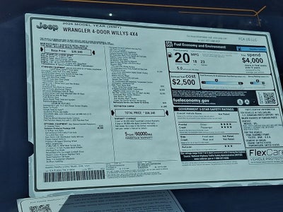 2026 Jeep Wrangler Willys