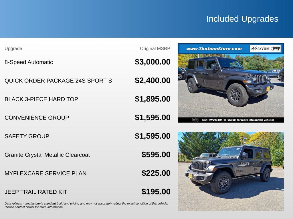 2026 Jeep Wrangler Sport S