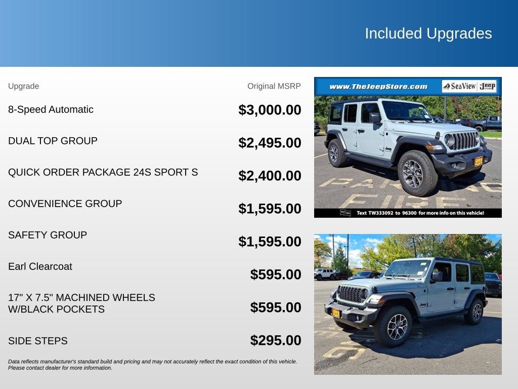 2026 Jeep Wrangler Sport S