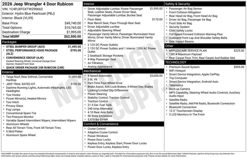 2026 Jeep Wrangler Rubicon