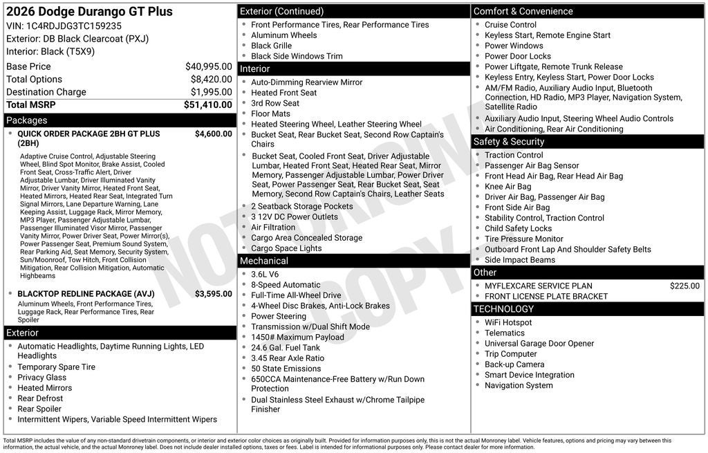 2026 Dodge Durango GT Plus