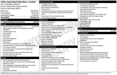 2026 Jeep Grand Cherokee L Limited