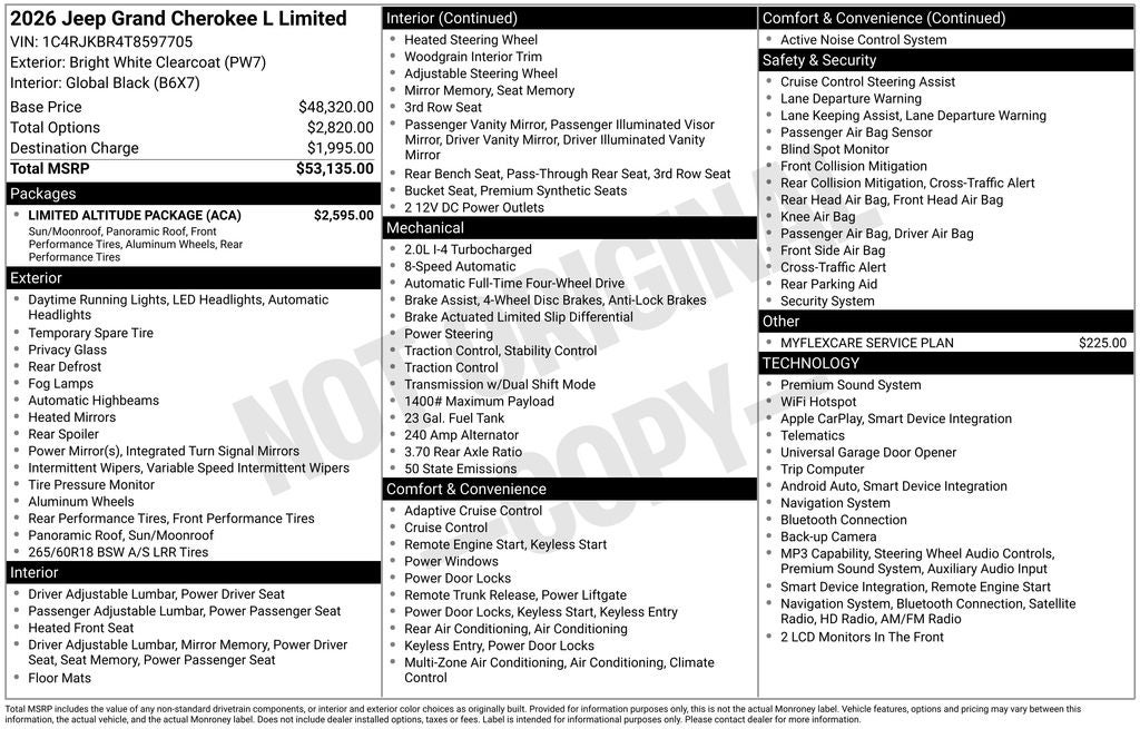2026 Jeep Grand Cherokee L Limited