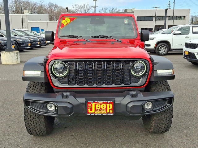 Certified 2025 Jeep Wrangler 4xe Willys 4XE with VIN 1C4RJXN66SW578484 for sale in Ocean Township, NJ