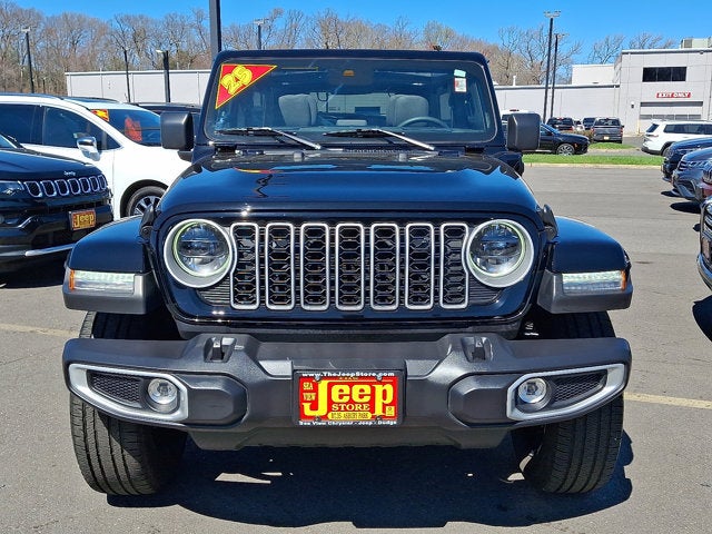 Certified 2025 Jeep Wrangler 4xe Sahara 4XE with VIN 1C4RJXP6XSW579148 for sale in Ocean Township, NJ