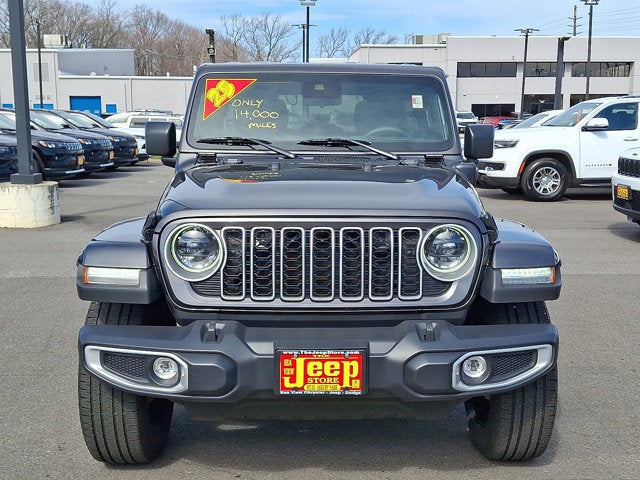 Certified 2025 Jeep Wrangler 4xe Sahara 4XE with VIN 1C4RJXP6XSW586066 for sale in Ocean Township, NJ