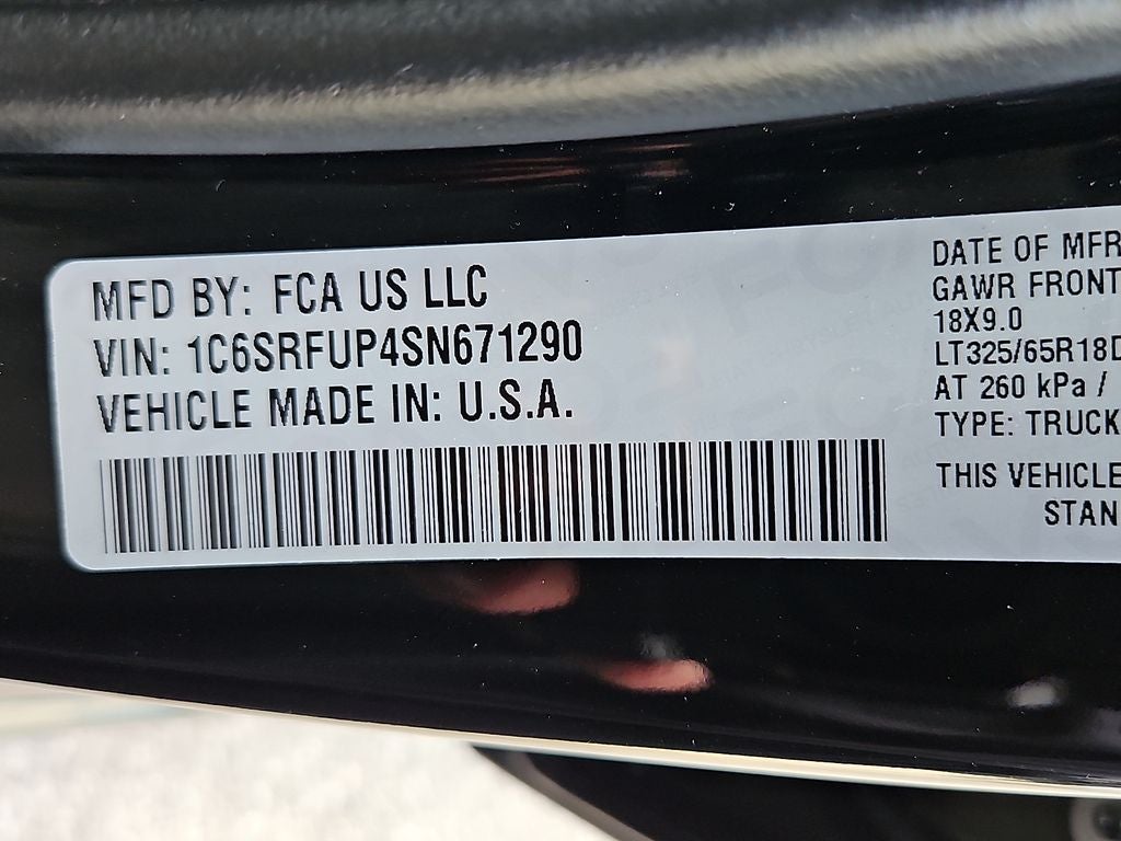 2025 RAM 1500 RHO