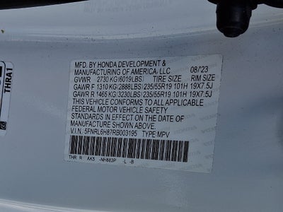 2024 Honda Odyssey Touring